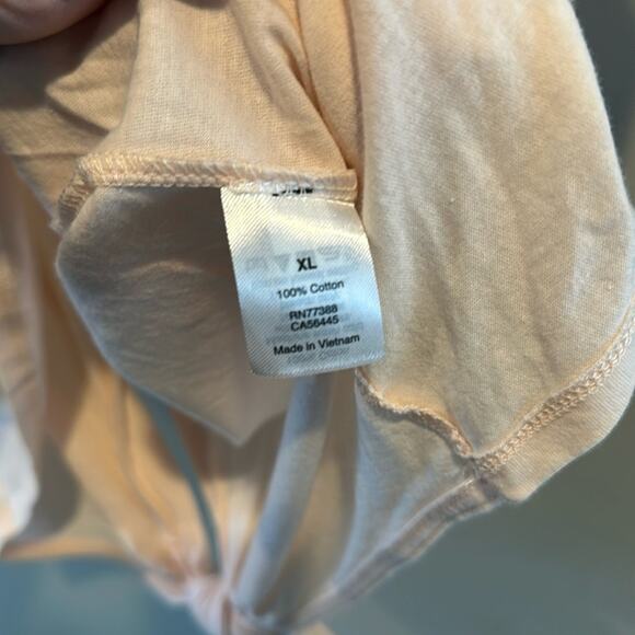 J. Crew XL Pink Open Back Knotted Short Sleeve Tee - Picture 4 of 7